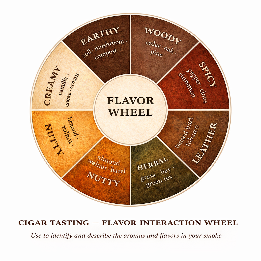 Flavor wheel reference